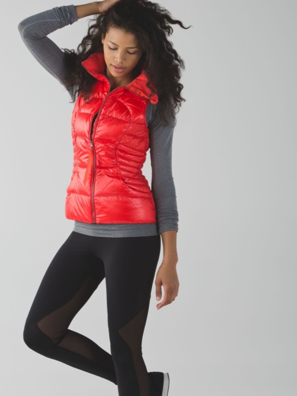 Lululemon Fluffing awesome red vest 10